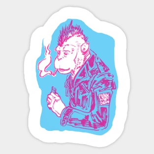 Primatepunk Sticker